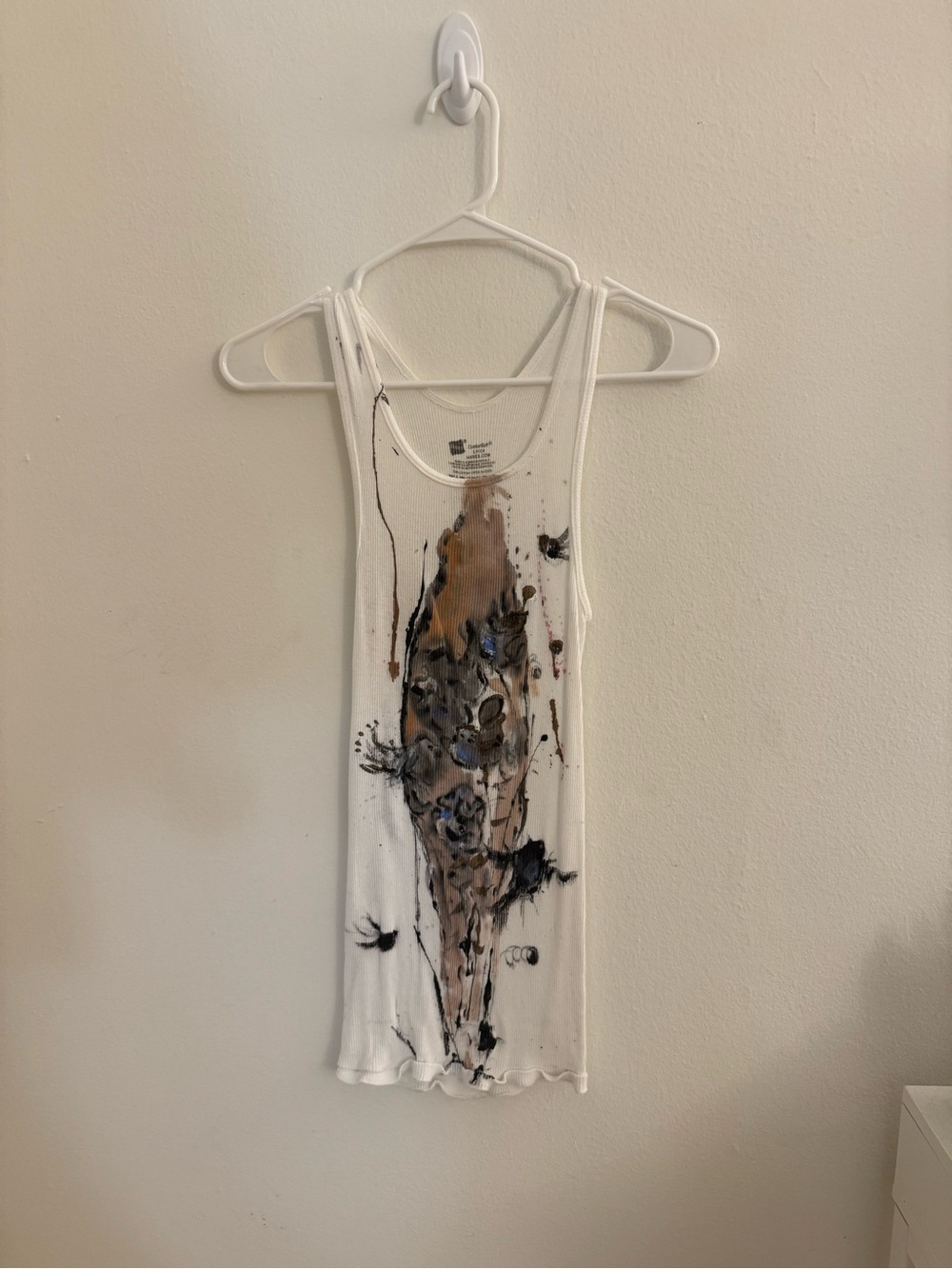 Hand-Painted MissfitNYC Tank Top in Size Small
